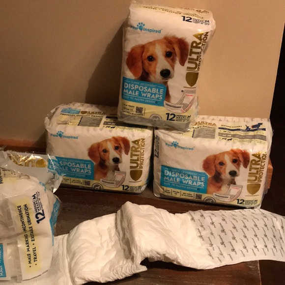 medium dog diapers